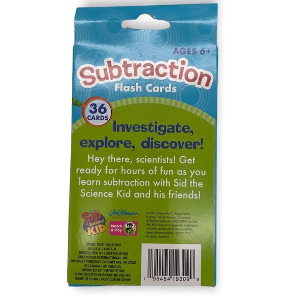Three Sets Flashcards - Addition Subtraction Multiplication - Educational - Picture 5 of 7